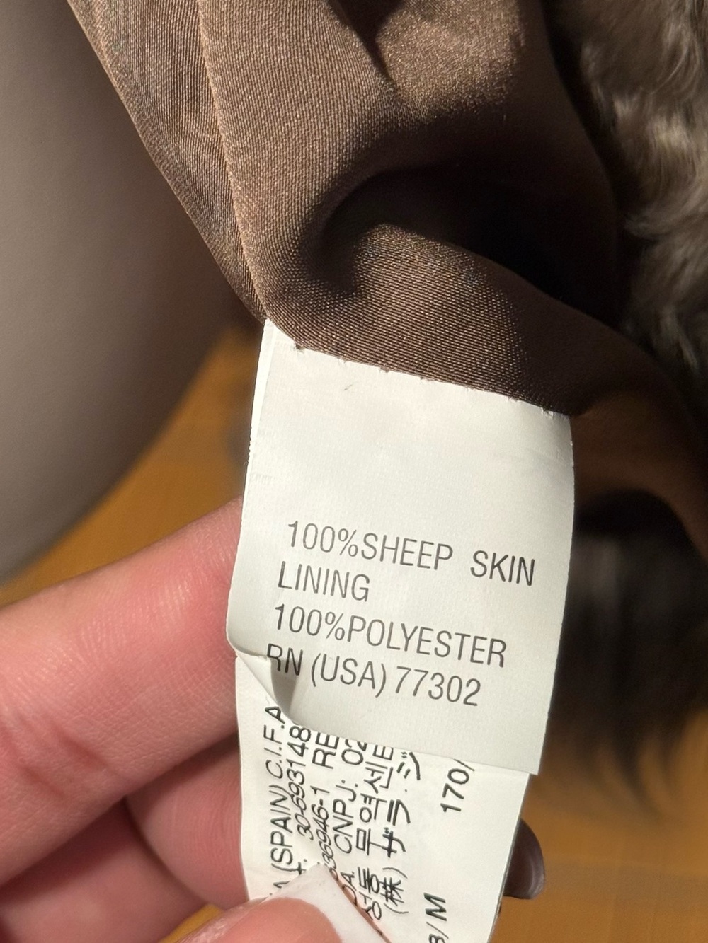 Zara Woman Studio 100% Sheep Fur Vest Size M Woman - Picture 9 of 10